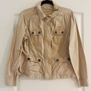 Croft & Barrow Women's Beige Utility Jacket